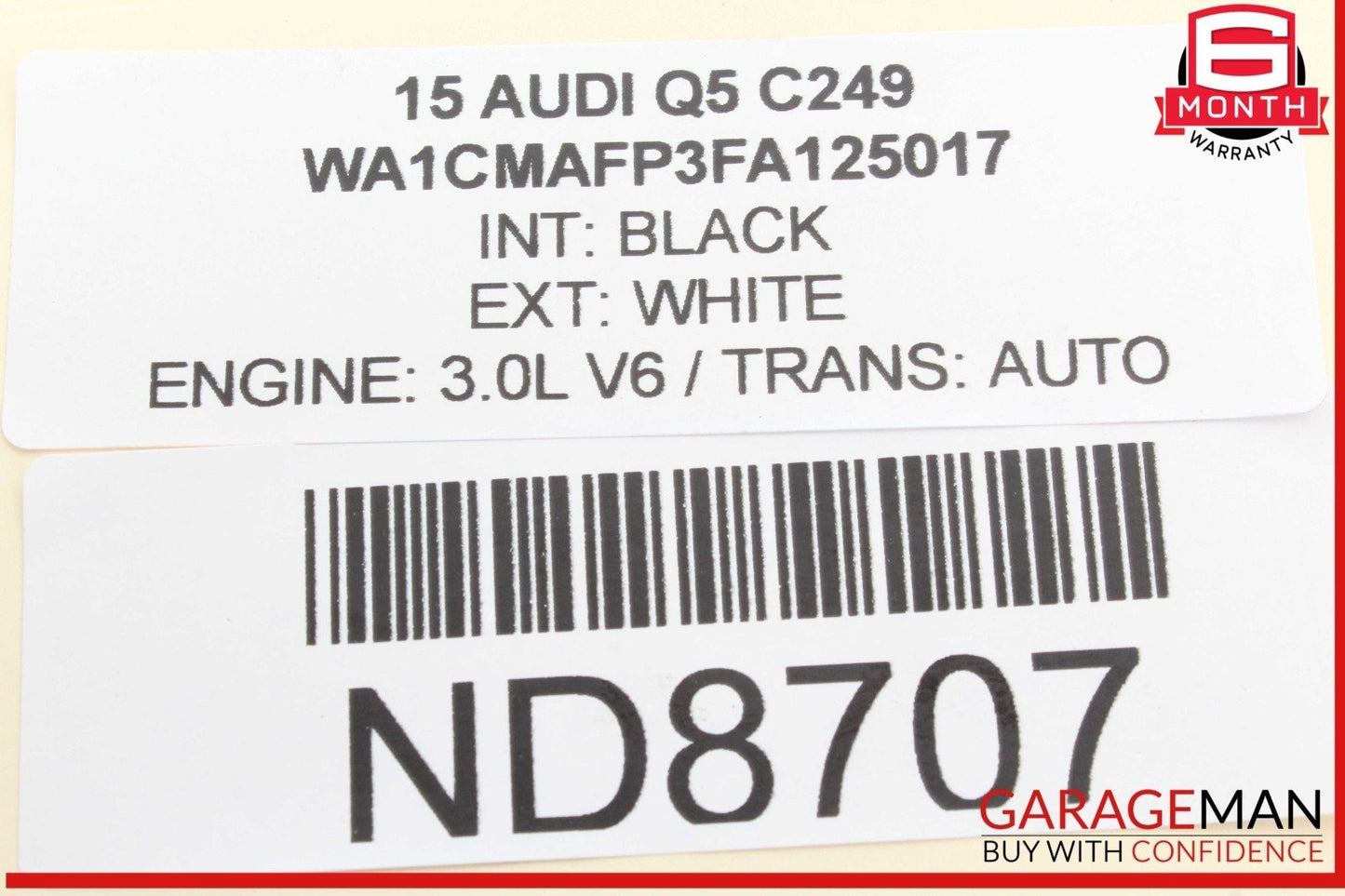 13-17 Audi Q5 A4 Coolant Reservoir Tank Bottle 8K0121403 OEM
