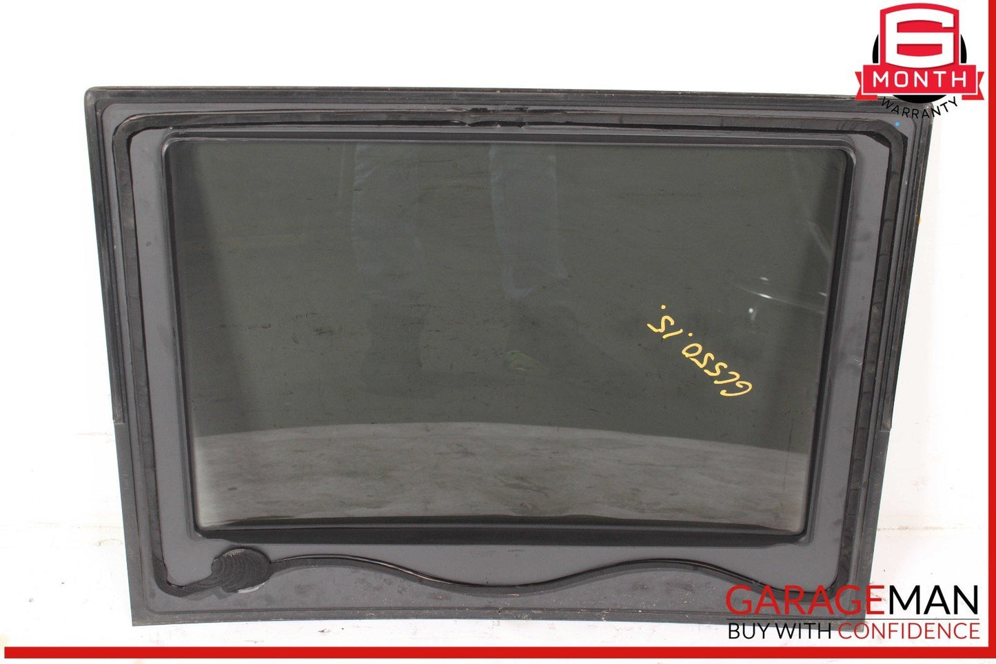 12-19 Mercedes X166 GL550 Rear 2nd Second Row Pano Panoramic Sunroof Glass OEM