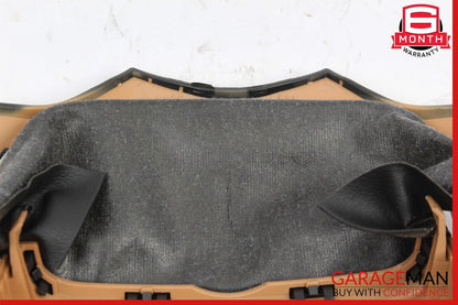 10-16 Porsche Panamera 970 Steering Column Upper Trim Panel Housing Cover Brown