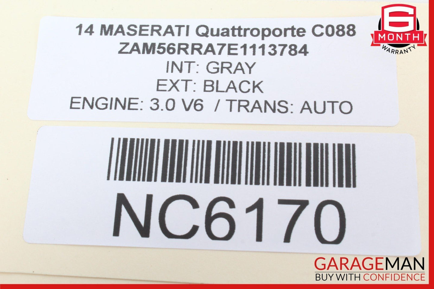 14-17 Maserati Quattroporte Rear Right Passenger Side Exterior Door Handle OEM