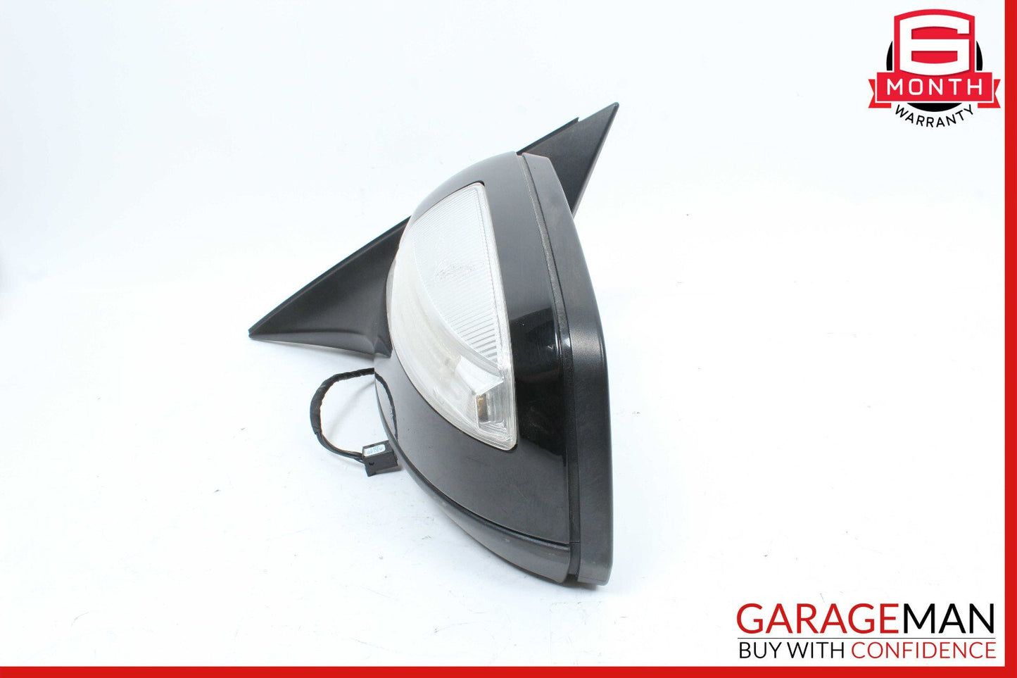 08-09 Mercedes W204 C300 Front Left Side Mirror Door Rear View Black OEM