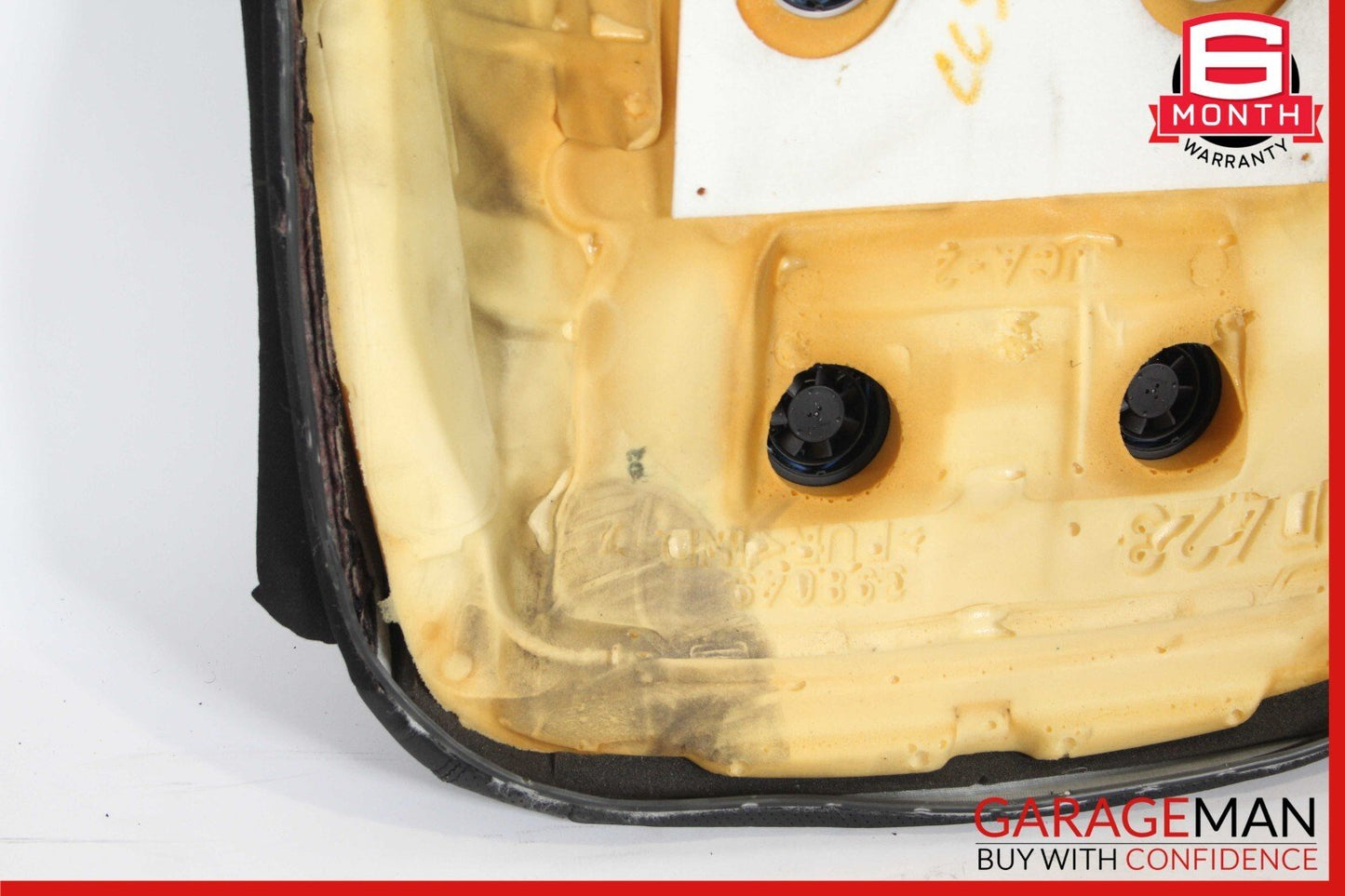 07-10 Mercedes W216 CL550 Front Right Side Bottom Lower Seat Cushion Anthracite