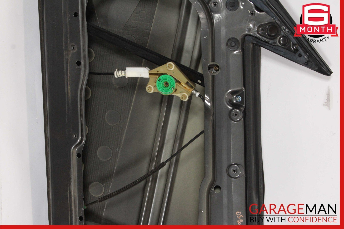 05-12 Porsche Boxster 987 Front Right Side Exterior Door Shell Frame Slate Gray