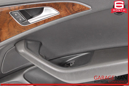 12-18 Audi A6 Front Right Passenger Interior Door Trim Panel Cover Assy OEM