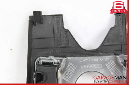 10-13 Mercedes W212 E350 E250 Center Console Switch Trim Cover Bezel Black