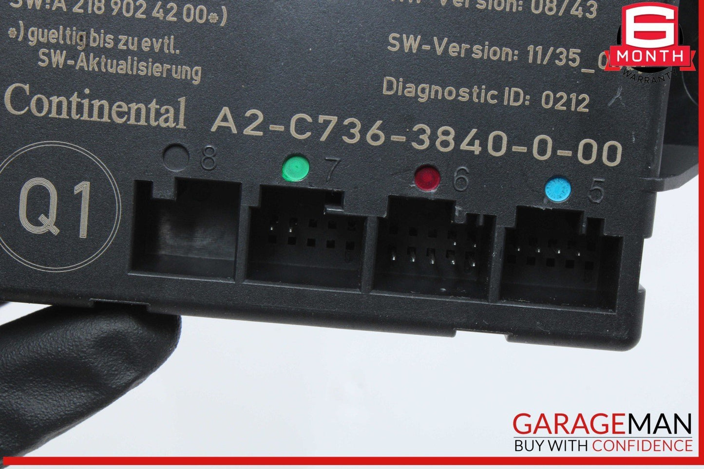08-18 Mercedes W212 E250 C300 CLS550 Rear Right Side Door Control Module OEM