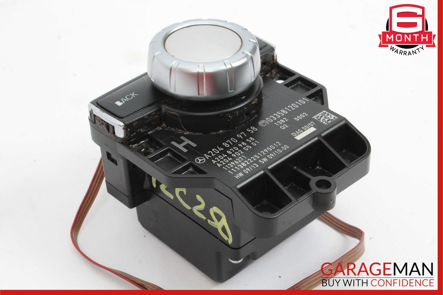 12-15 Mercedes W204 C250 E400 Console Head Unit Controller Knob Multi Switch OEM