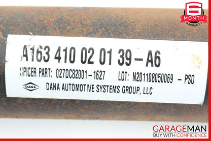 98-05 Mercedes W163 ML320 ML350 Front Drive Shaft Driveshaft Axle 1634100201 OEM