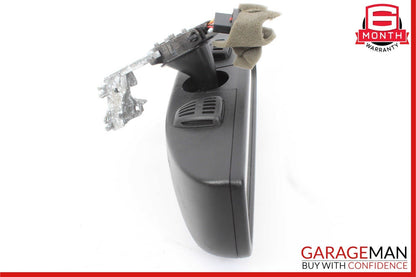 14-17 Maserati Ghibli Interior Top Upper Rear View Mirror Assembly Black OEM