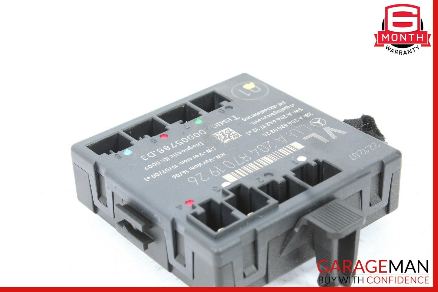 08-18 Mercedes W204 C300 C250 E400 Front Left Side Door Control Module OEM