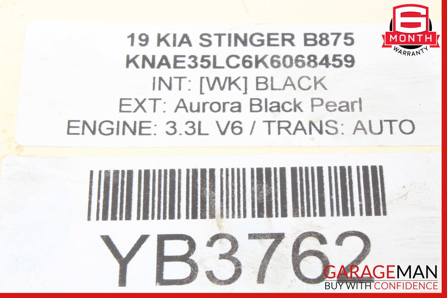 18-23 Kia Stinger Rear Right Passenger Side Upper Control Arm OEM