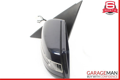 12-14 Mercedes W204 C300 Front Left Side Mirror Door Rear View Glass Blue OEM