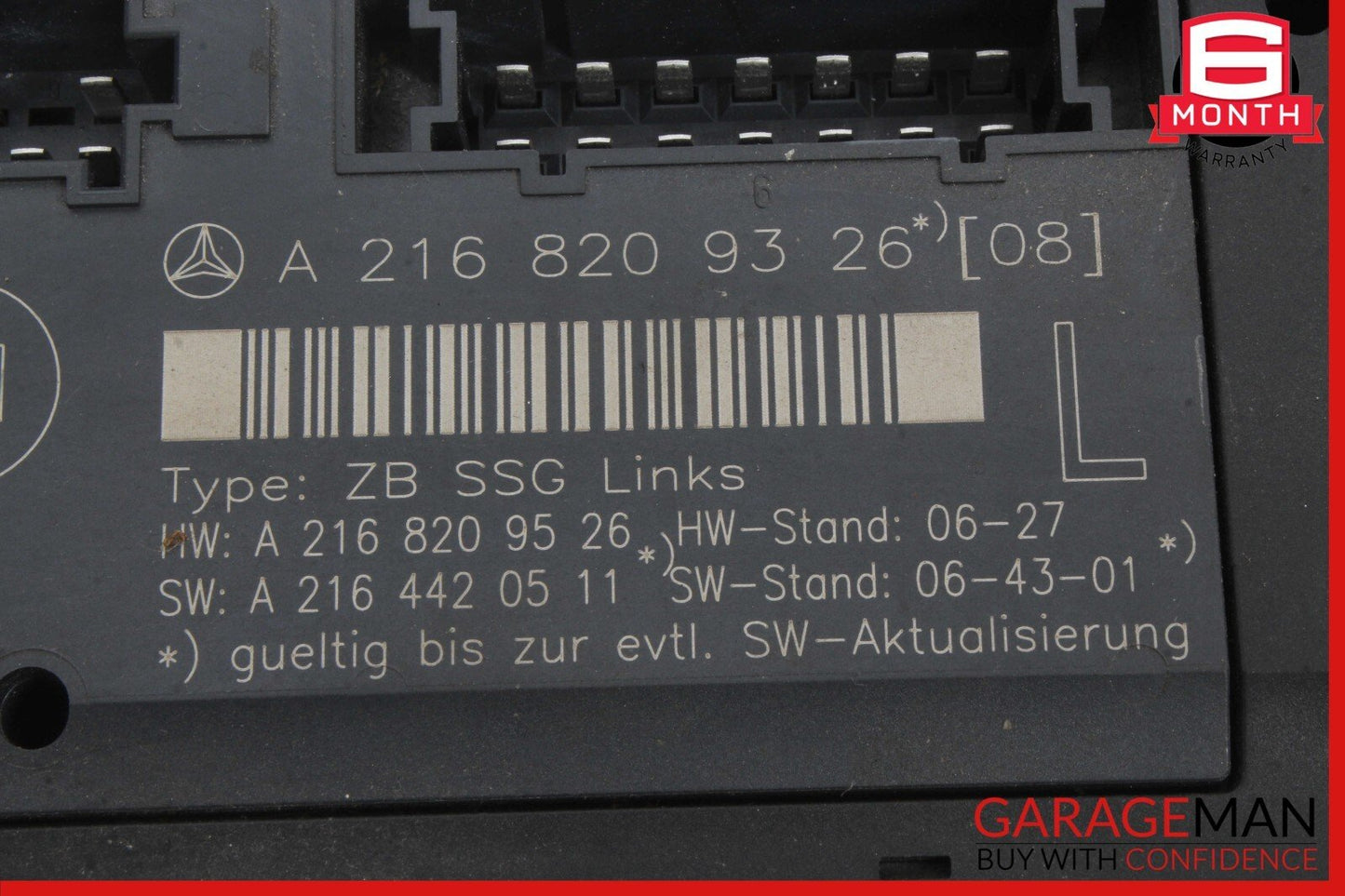 07-14 Mercedes W216 CL550 CL63 AMG Front Left Under Seat Control Module OEM