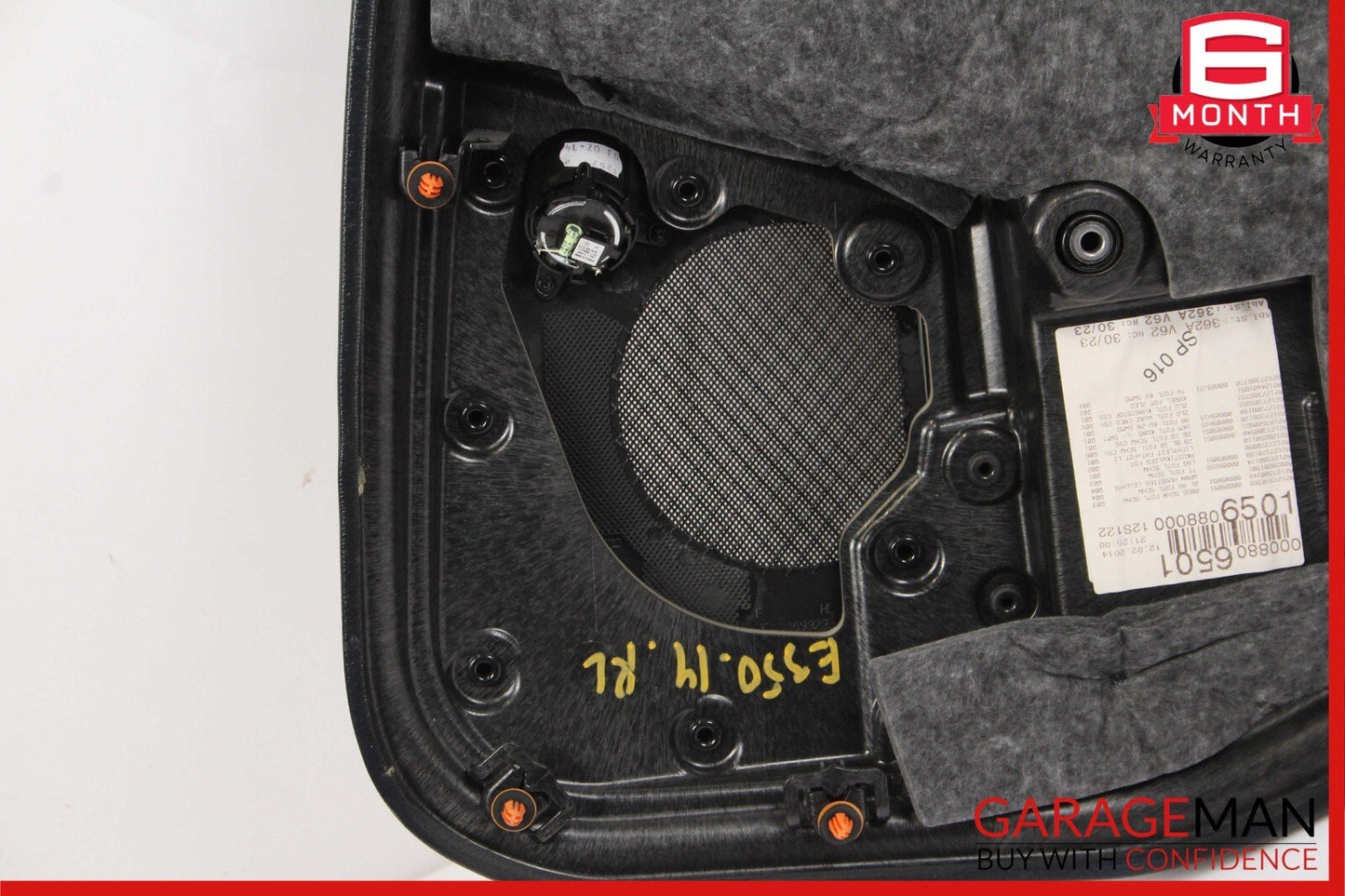 14-16 Mercedes W212 E350 E550 Rear Left Interior Door Panel Trim Cover Black OEM