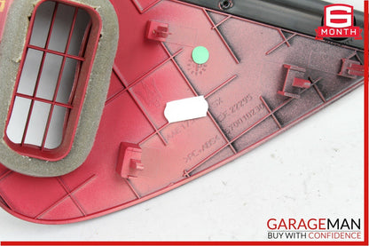 14-18 Maserati Quattroporte Front Left Dashboard Dash End Cover Trim Panel Red