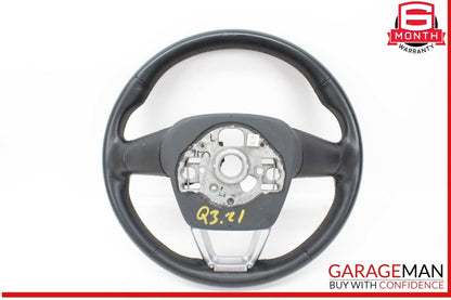 19-24 Audi Q3 Front Left Driver Side Steering Wheel Black 83A419091AF OEM