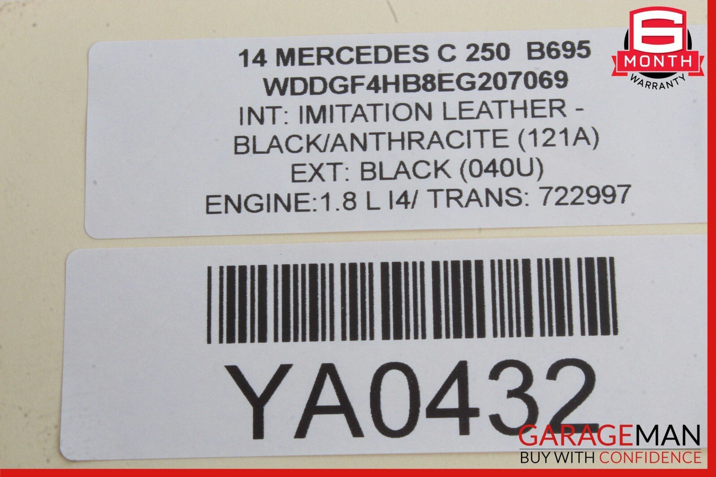 08-18 Mercedes W204 C250 C300 CLS550 Front Left Side Door Control Module OEM