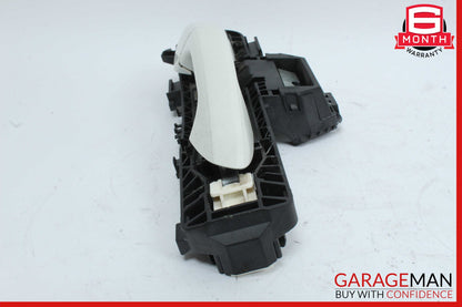 10-13 Mercedes W212 E350 E550 E63 AMG Rear Left Exterior Door Handle White OEM