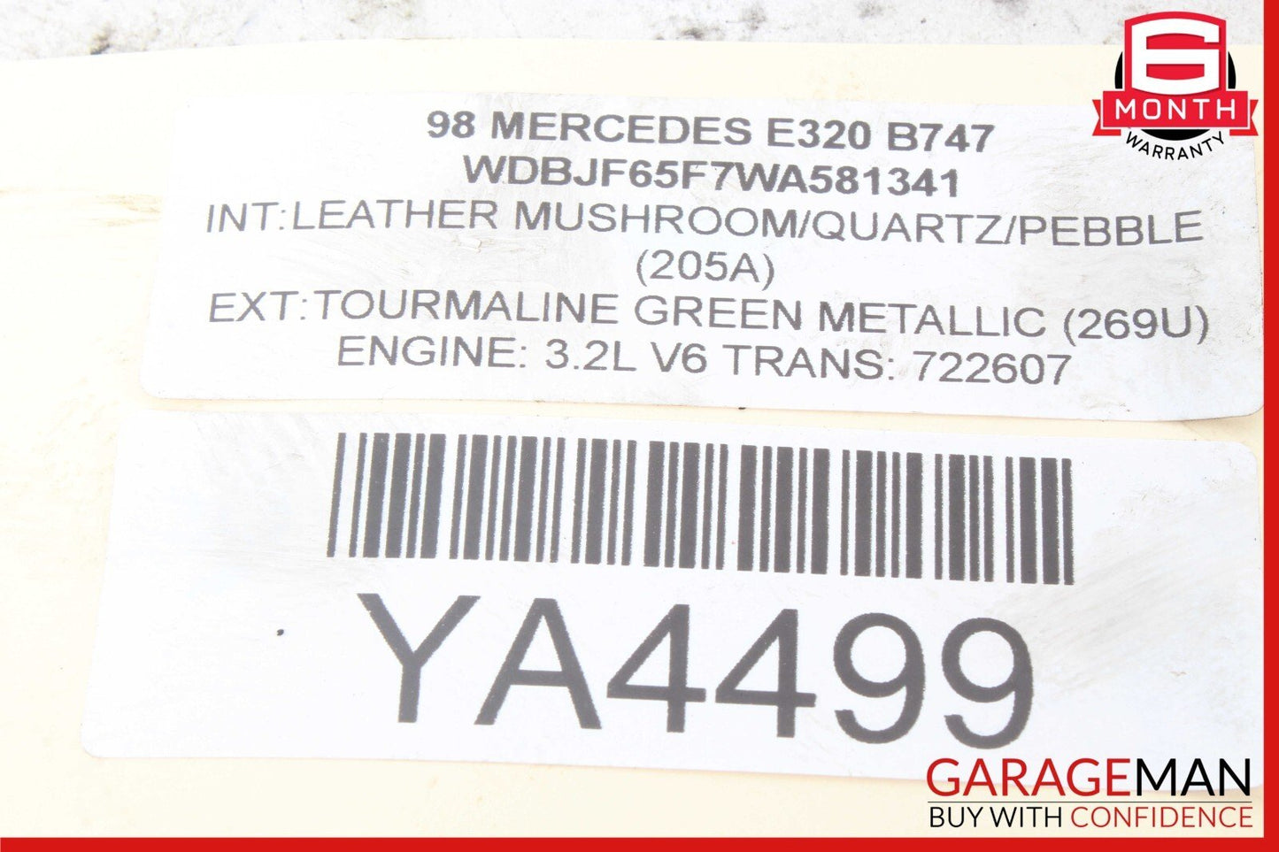 96-02 Mercedes W210 E320 E430 Rear Right / Left Lower Forward Control Arm OEM