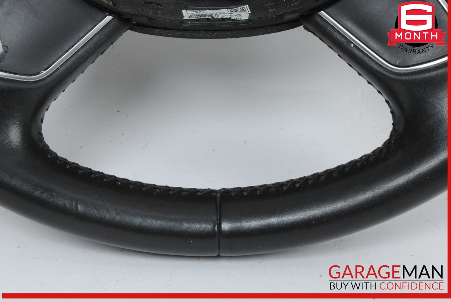 13-16 Audi A4 Front Left Driver Side Steering Wheel Black 4L0419091AC OEM