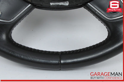 13-16 Audi A4 Front Left Driver Side Steering Wheel Black 4L0419091AC OEM