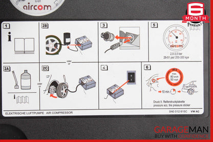 15-24 Porsche Macan Turbo 95B Trunk Spare Tire Air Compressor OEM
