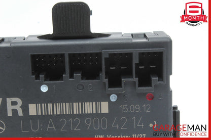 08-14 Mercedes W212 E350 C350 Front Right Side Door Control Module 2129004214
