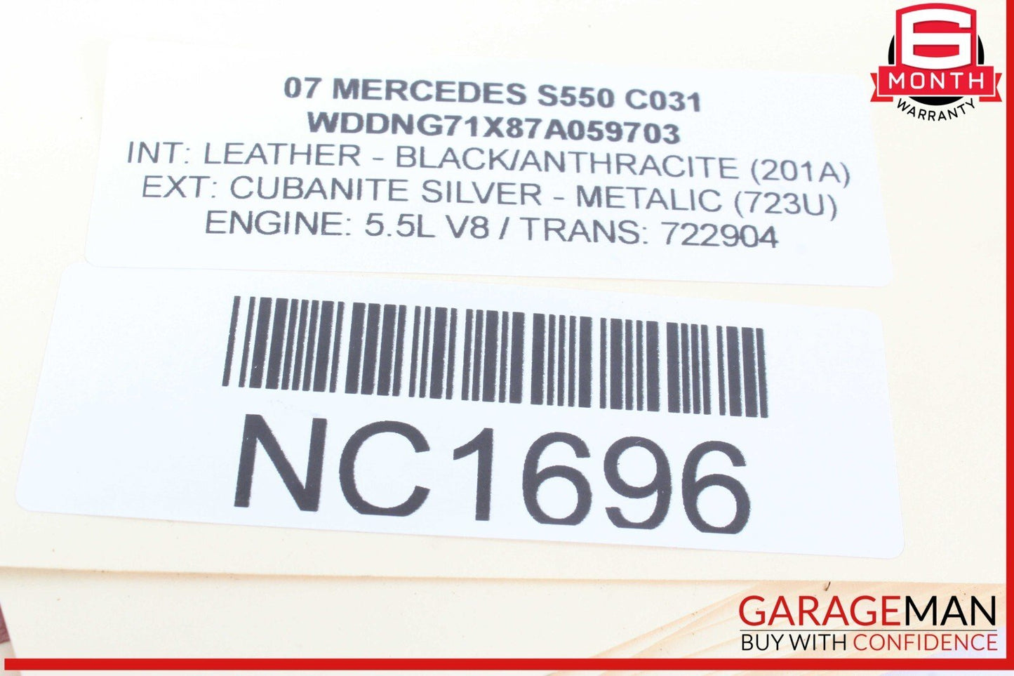 07-13 Mercedes W221 S550 Dashboard AC A/C Air Vent Front Left Driver Side OEM