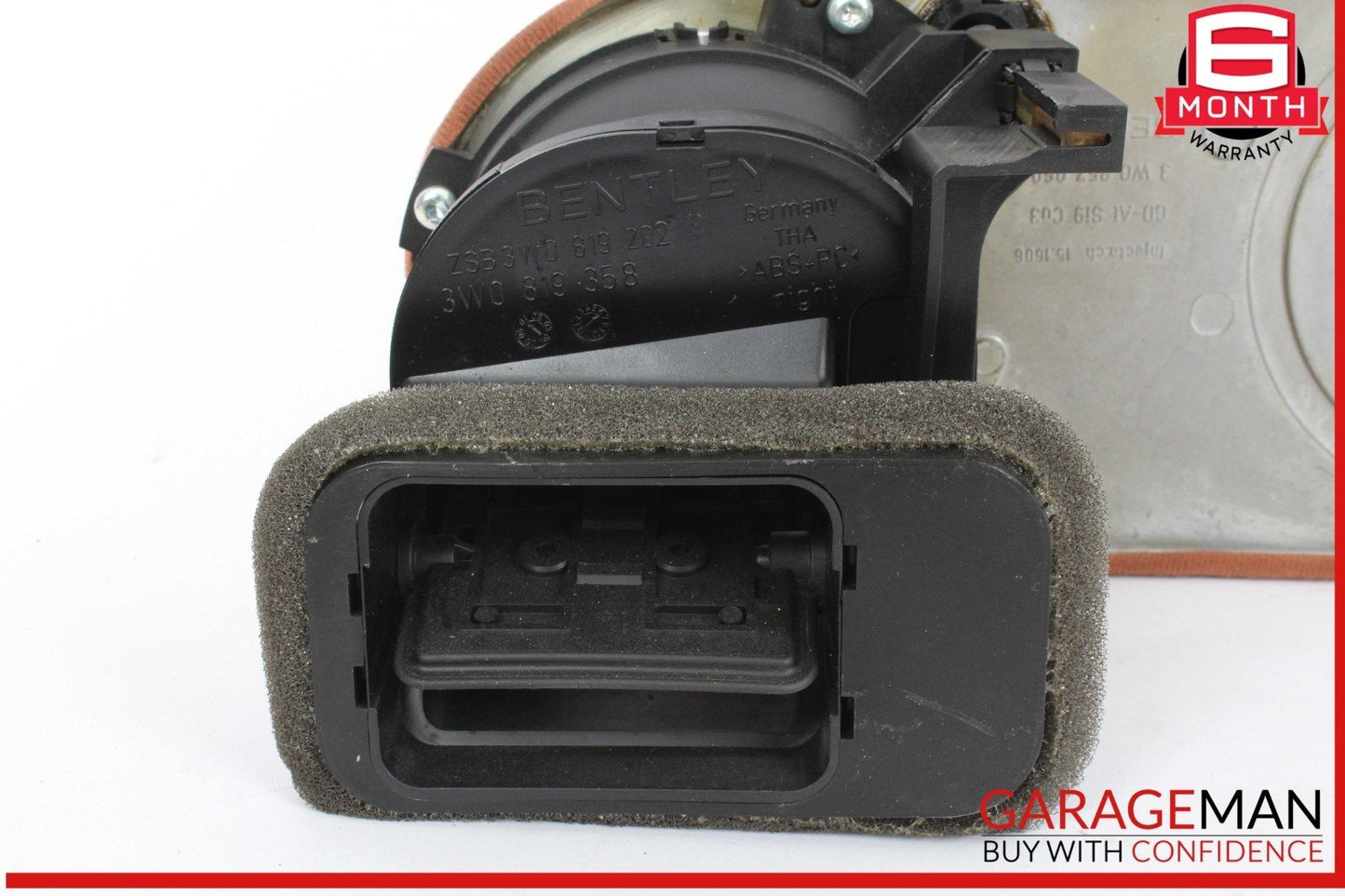 03-12 Bentley Continental GTC Right Dash Dashboard Trim Bezel w/ AC Air Vent OEM