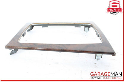 08-15 Mercedes W204 C250 E350 Center Console Shift Shifter Bezel Trim Wood OEM