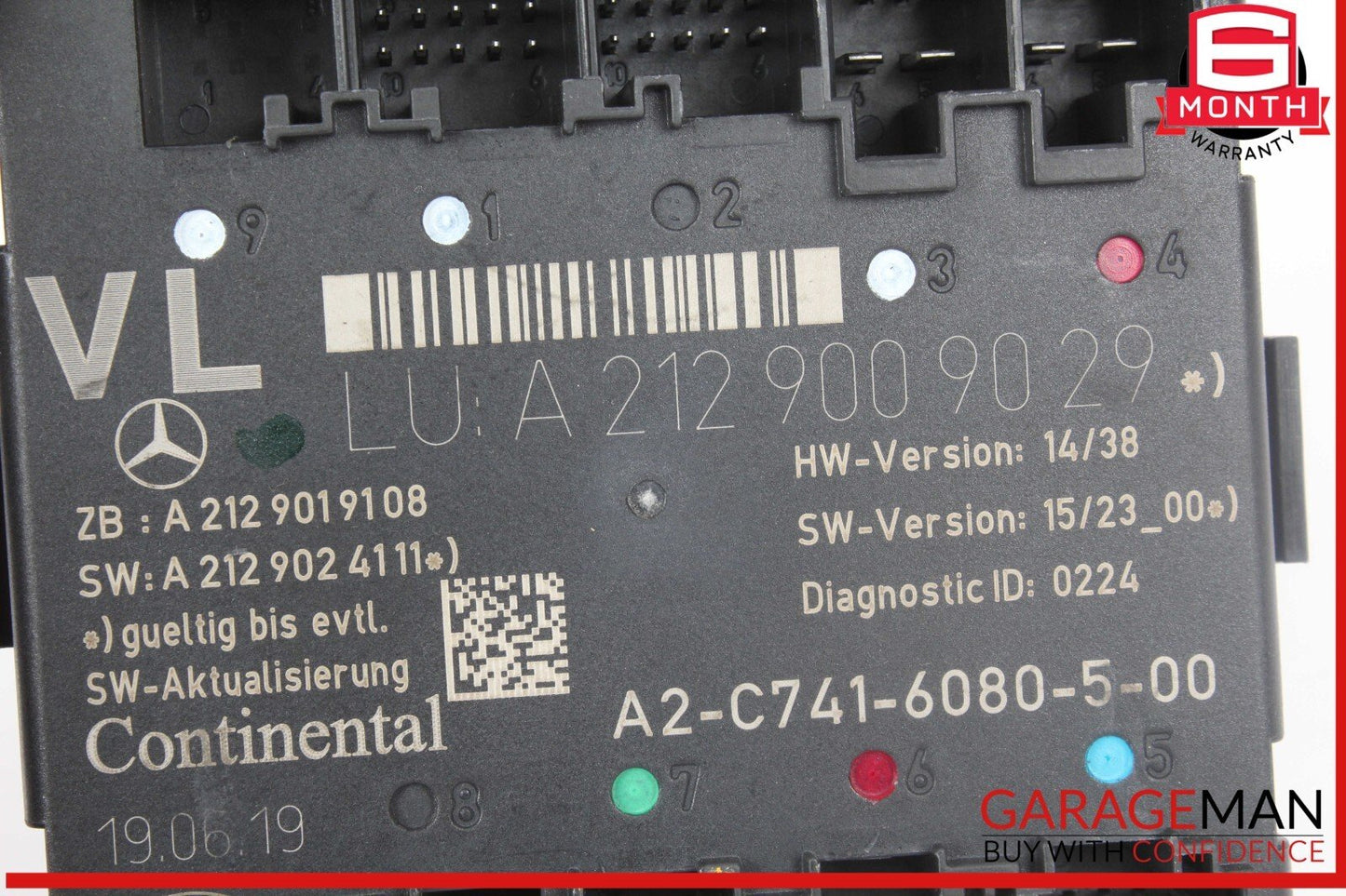 08-20 Mercedes R172 SLC43 AMG C300 CLS550 Front Left Side Door Control Module