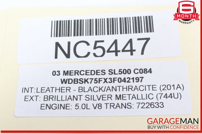 03-08 Mercedes R230 SL500 Front Right Side Seat Adjust Control Switch Module OEM