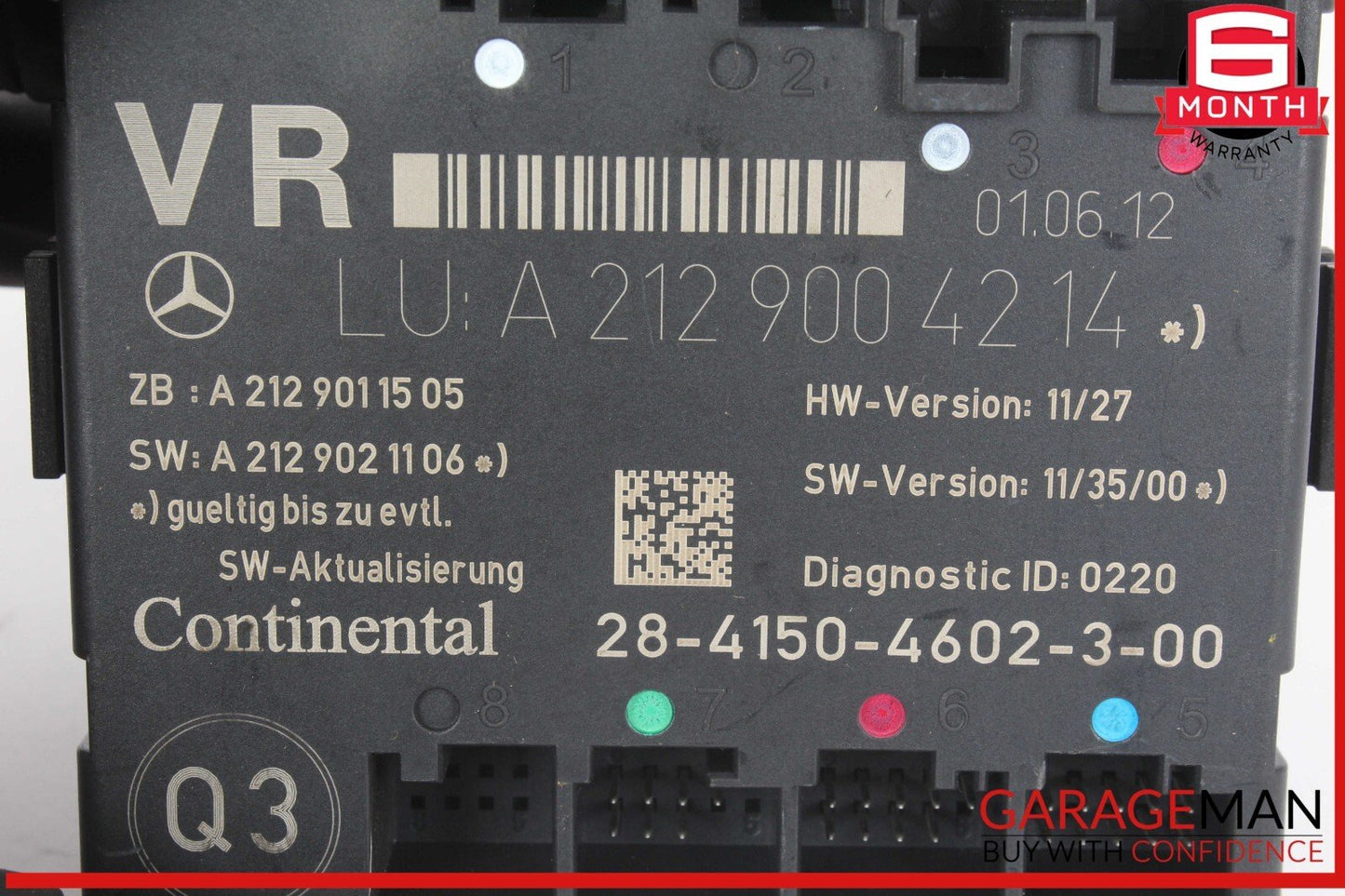08-18 Mercedes W212 E350 C250 Front Right Passenger Side Door Control Module OEM