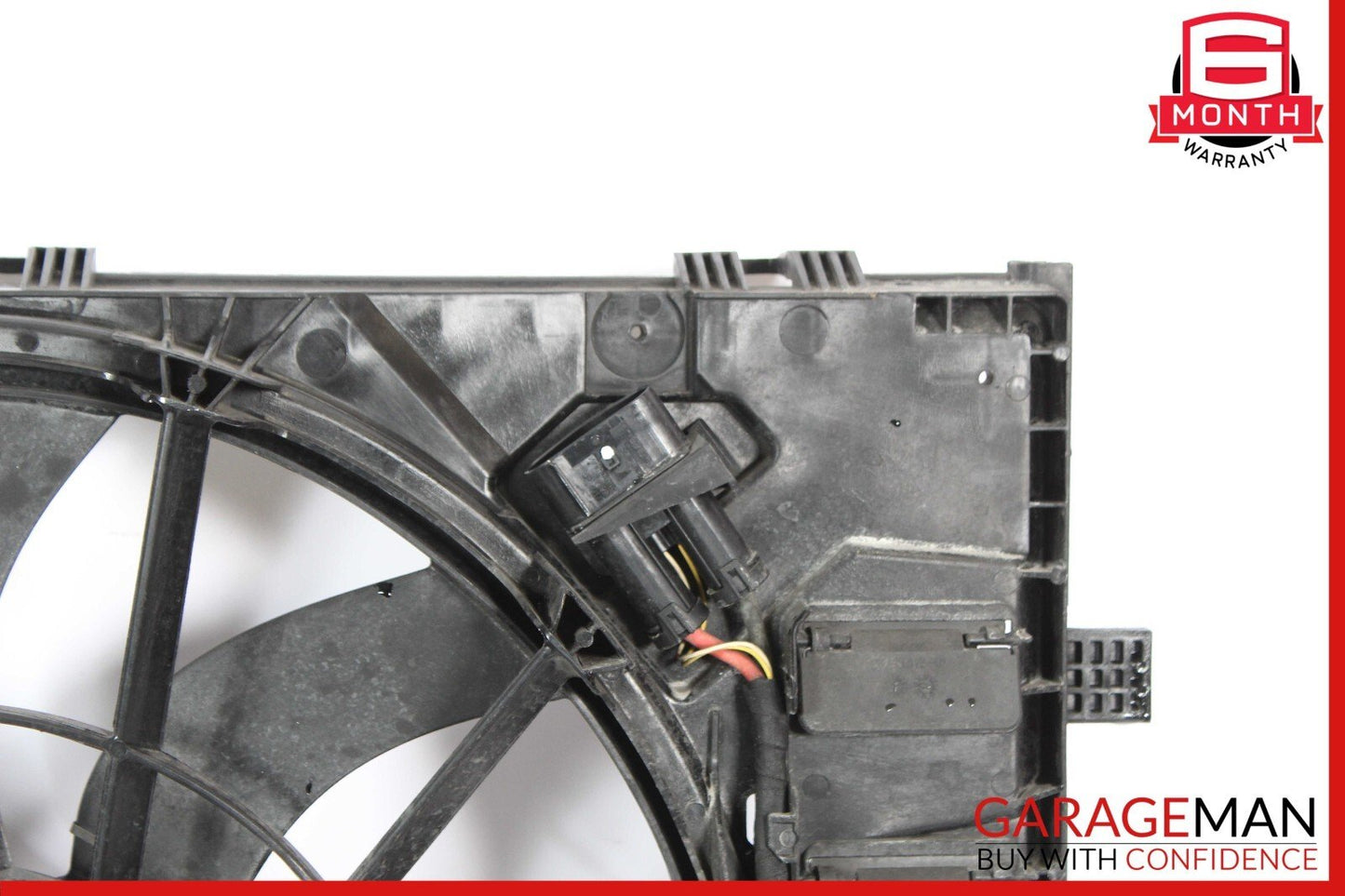 11-18 Porsche Cayenne 958 Engine Cooling Fan Motor Shroud Assembly OEM