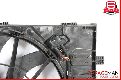 11-18 Porsche Cayenne 958 Engine Cooling Fan Motor Shroud Assembly OEM