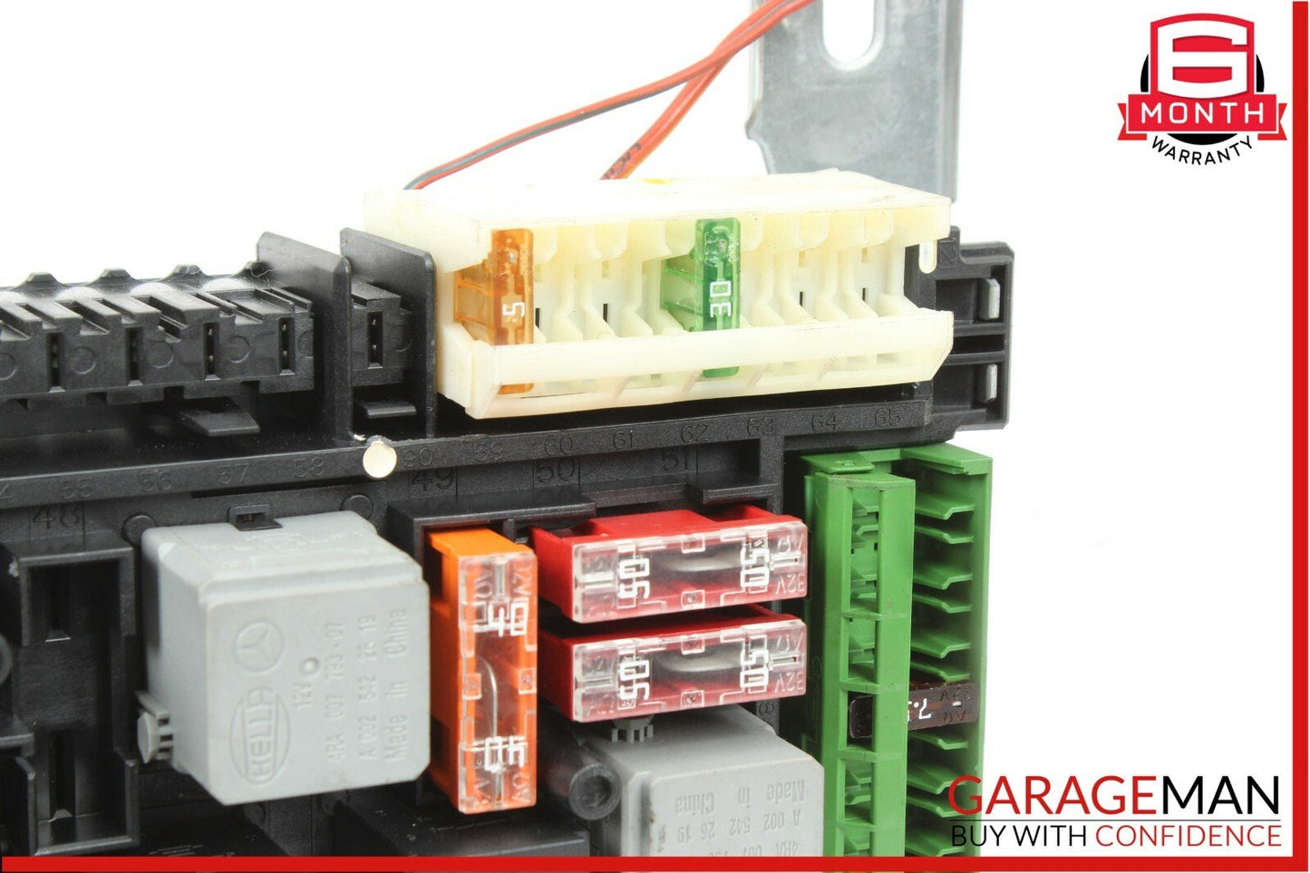 12-14 Mercedes W204 C250 C350 C63 AMG Rear SAM Fuse Box Relay Module Assembly