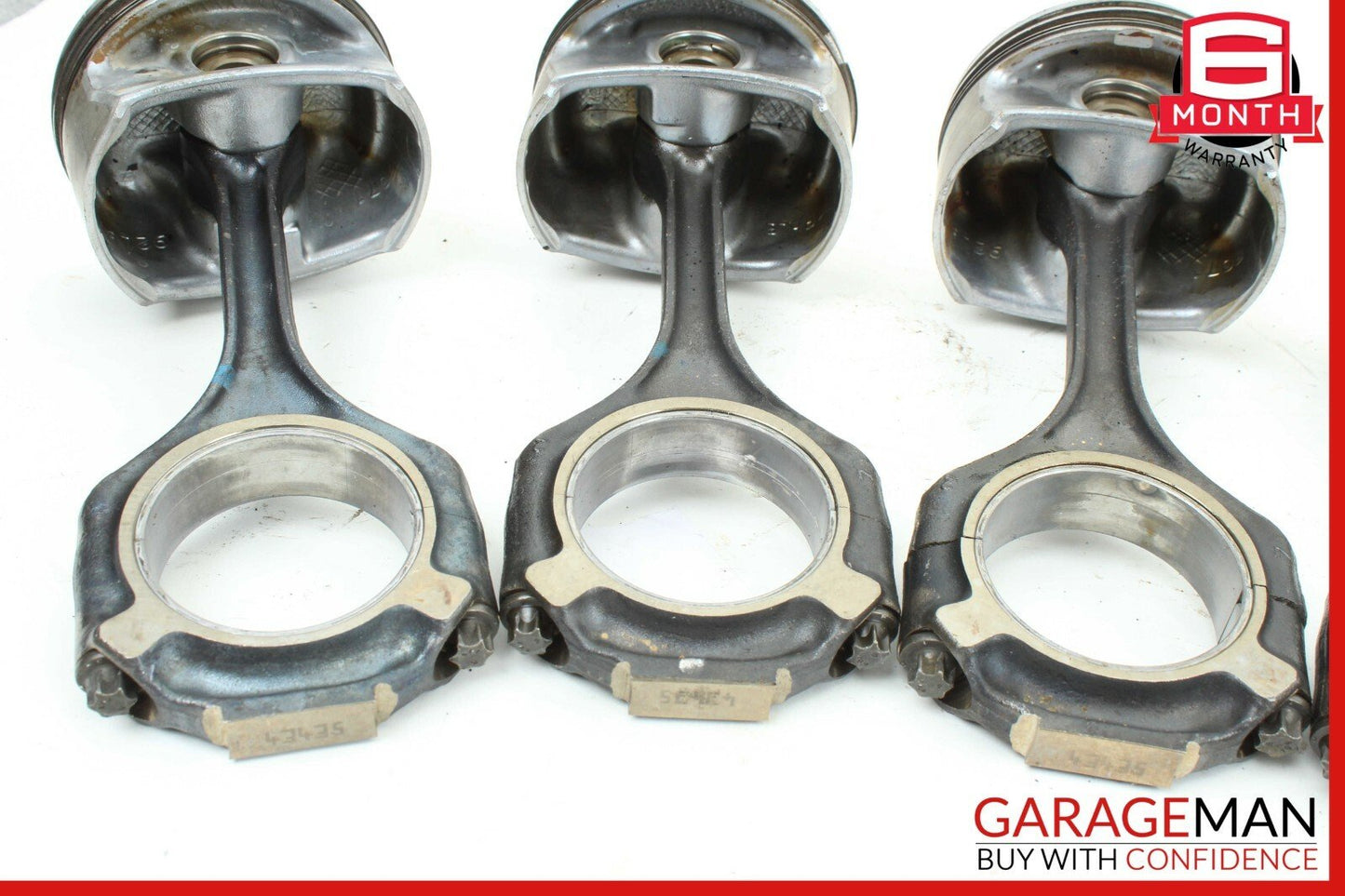 06-12 Mercedes W251 R350 Engine Motor Piston Connecting Rod Set of 6 ÐÐÐ