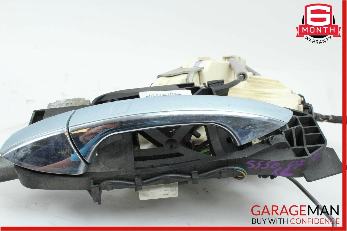 07-13 Mercedes W221 S550 Rear Left Keyless Go Door Lock Latch w/ Door Handle