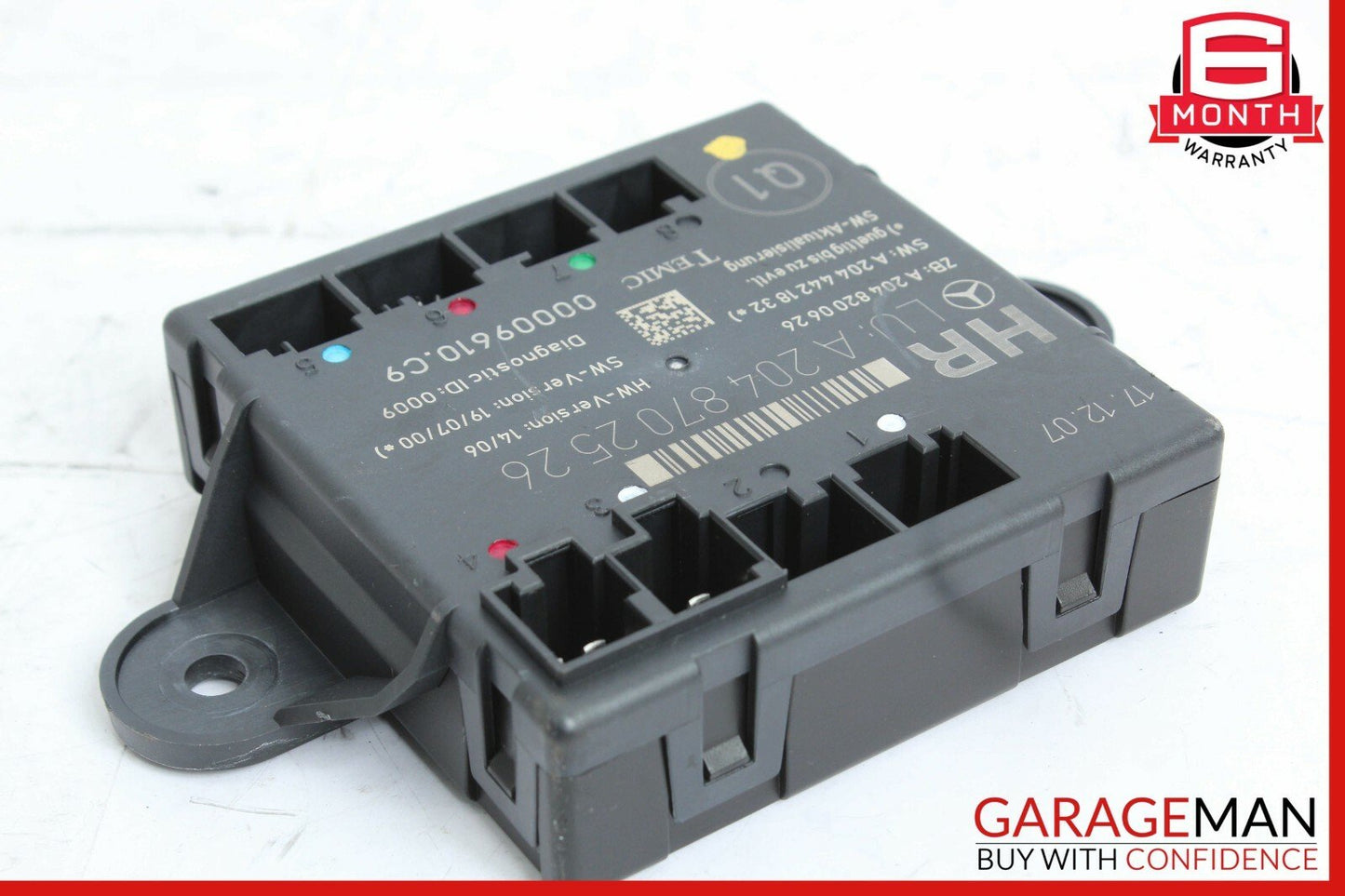 08-14 Mercedes W204 C300 C350 Rear Right Side Door Control Module 2048702526 OEM