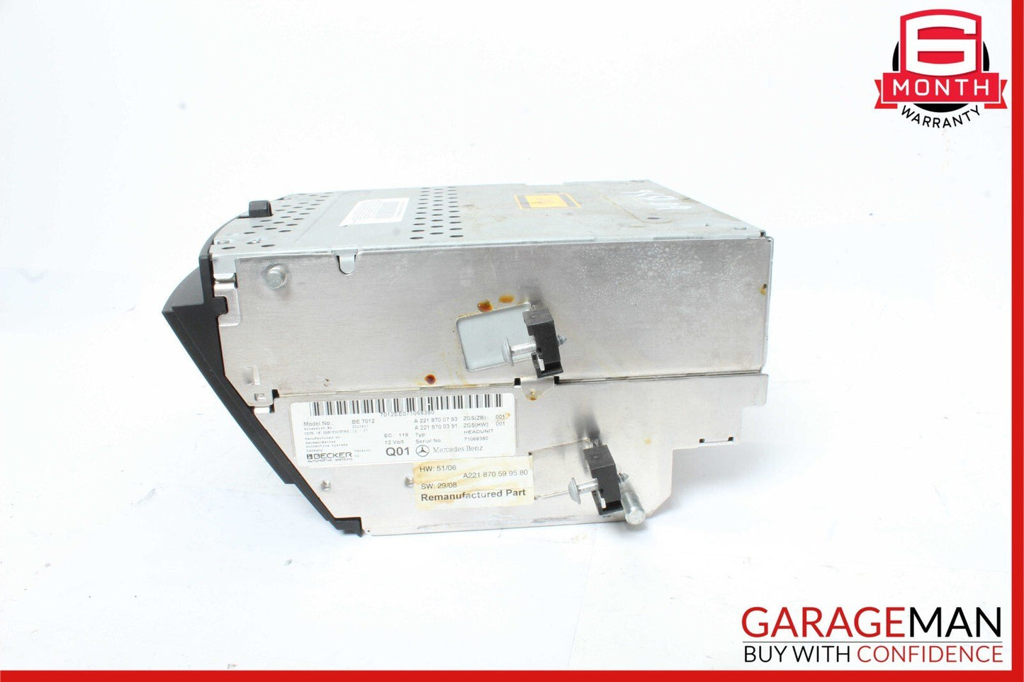 07-09 Mercedes W221 S550 S450 S63 Navigation Head Unit Command CD Audio Player