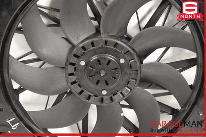 10-16 Porsche Panamera 970 Radiator Engine Electric Cooling Fan Shroud Assy OEM