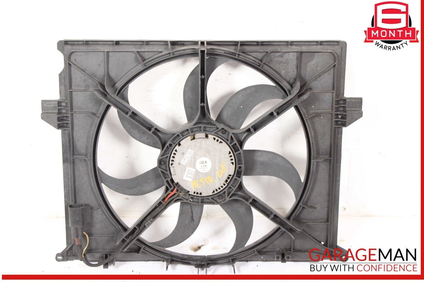 06-11 Mercedes W164 ML550 ML500 Engine Cooling Fan Motor Shroud OEM