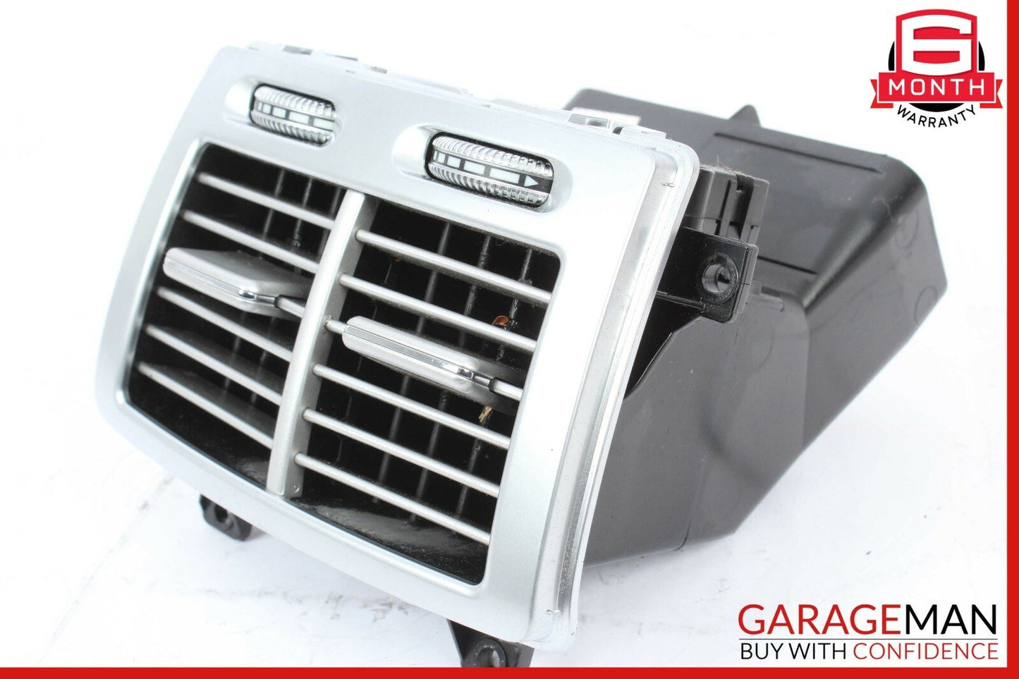 07-13 Mercedes W221 S400 S65 AMG Center Console Rear AC Vent Trim Silver OEM