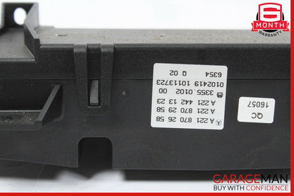 07-14 Mercedes W216 CL550 S550 A/C AC Heater Temperature Climate Control Switch