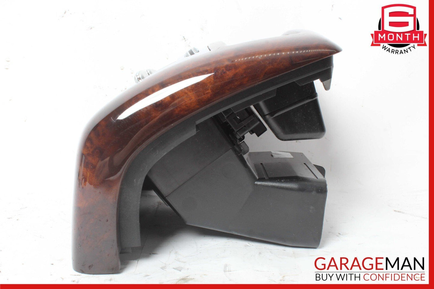 07-13 Mercedes W221 S550 S63 Rear Center Console AC A/C Air Vent Trim Wood