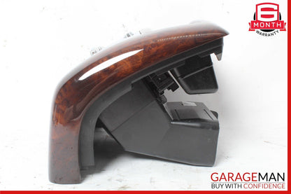 07-13 Mercedes W221 S550 S63 Rear Center Console AC A/C Air Vent Trim Wood
