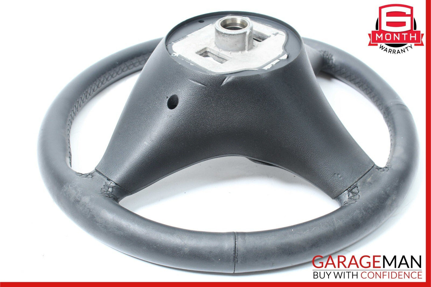 08-11 Mercedes W204 C300 3 Spoke Steering Wheel Leather Black 2044603203 OEM