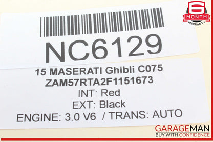 14-17 Maserati Ghibli Dash Headlight Ambient Light Dimmer Switch Controller