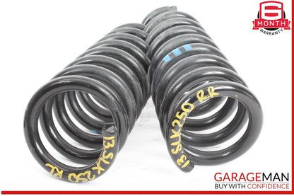 05-20 Mercedes R172 SLK250 SLC300 Rear Shock Strut Coil Spring Set of 2 OEM