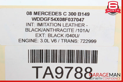06-11 Mercedes C300 SLK300 E350 Engine Motor Brake Vacuum Pump 2722300565 OEM